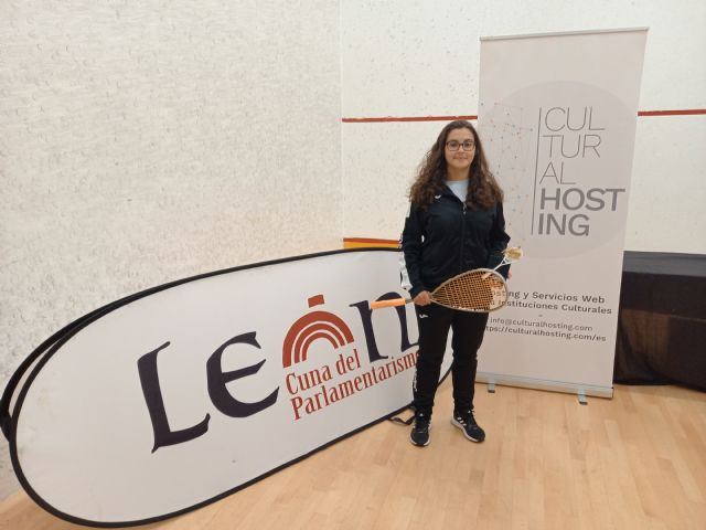 Cristina Gómez Jiménez, campeona Copa España de squash
