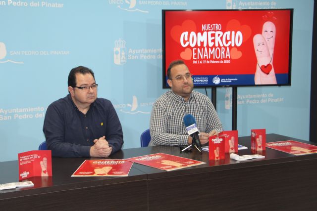 San Pedro del Pinatar lanza la campaña 'Nuestro comercio enamora' para incentivar las compras por San Valentín
