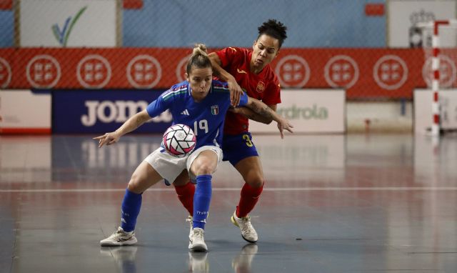 La Selección Española de fútbol sala vence a Italia en San Pedro del Pinatar