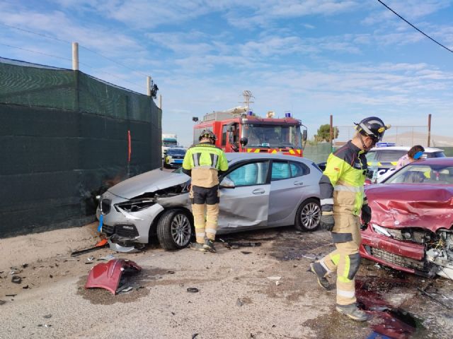 Servicios de emergencias han intervenido en un accidente de tráfico, en San Pedro del Pinatar