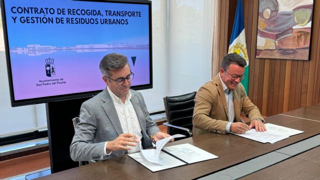 El Ayuntamiento y STV firman el nuevo servicio de recogida de residuos