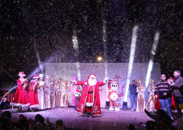 Papá Noel despierta toda la magia de la Navidad en San Pedro del Pinatar